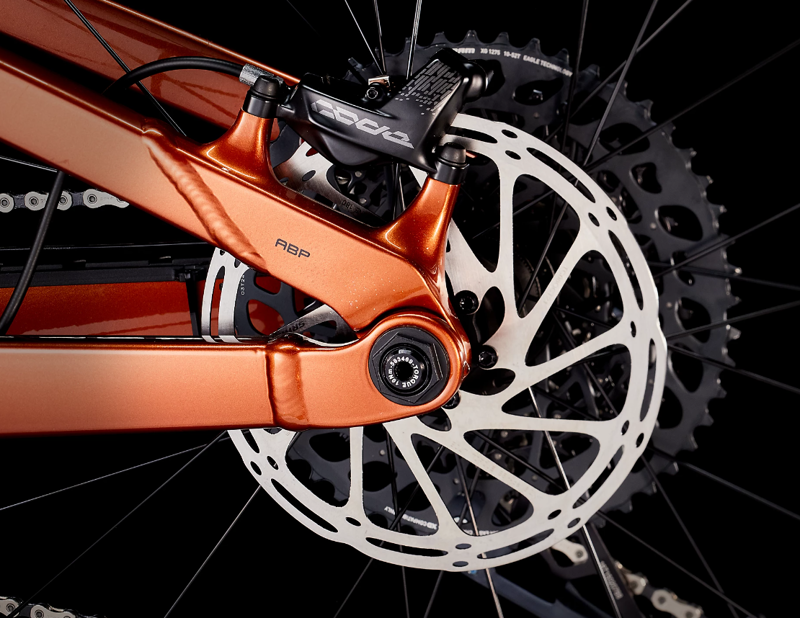 Trek Slash 8 GX 29 Full Suspension Mountain Bike 2023 in Pennyflake Orange-3